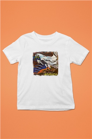 Alphataurus Baskılı Unisex Beyaz Çocuk Tişört