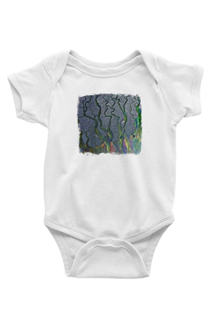 Alt-J Baskılı Unisex Beyaz Bebek Body - Zıbın