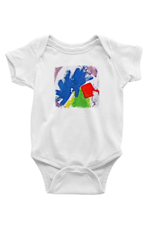 Alt-J Baskılı Unisex Beyaz Bebek Body - Zıbın