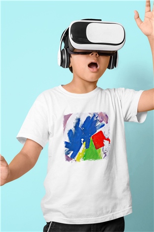 Alt-J Baskılı Unisex Beyaz Çocuk Tişört