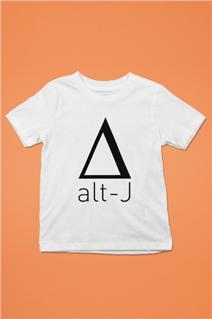 Alt-J Beyaz Unisex Çocuk Tişört