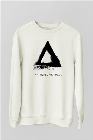 Alt-J Beyaz Unisex Sweatshirt