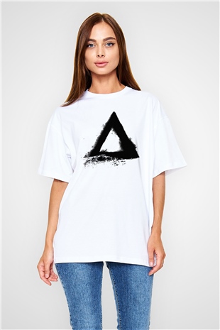 Alt-J Beyaz Oversize Tişört Oversize T-shirt - TişörtFabrikası