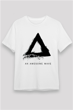 Alt-J Beyaz Unisex Tişört T-Shirt - TişörtFabrikası