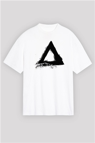 Alt-J Beyaz Oversize Tişört Oversize T-shirt - TişörtFabrikası