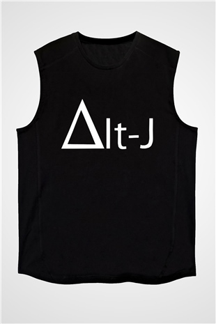 Alt-J Siyah Unisex Kolsuz Tişört