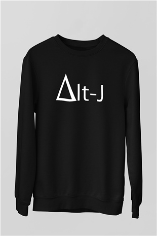 Alt-J Siyah Unisex Sweatshirt