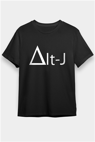 Alt-J Siyah Unisex Tişört T-Shirt - TişörtFabrikası