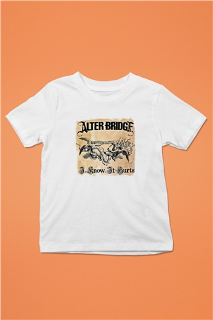 Alter Bridge Baskılı Unisex Beyaz Çocuk Tişört