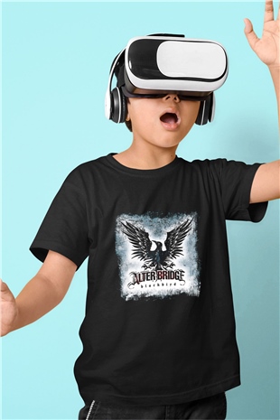 Alter Bridge Baskılı Unisex Siyah Çocuk Tişört