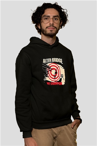 Alter Bridge Baskılı Unisex Siyah Hoodie