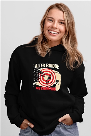Alter Bridge Baskılı Unisex Siyah Hoodie