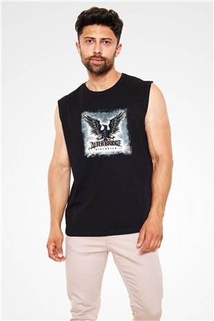 Alter Bridge Baskılı Unisex Siyah Kolsuz Tişört