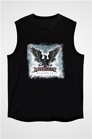 Alter Bridge Baskılı Unisex Siyah Kolsuz Tişört