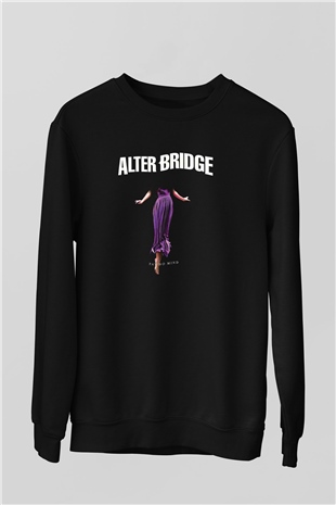 Alter Bridge Baskılı Unisex Siyah Sweatshirt
