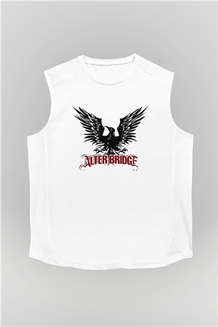 Alter Bridge Beyaz Unisex Kolsuz Tişört