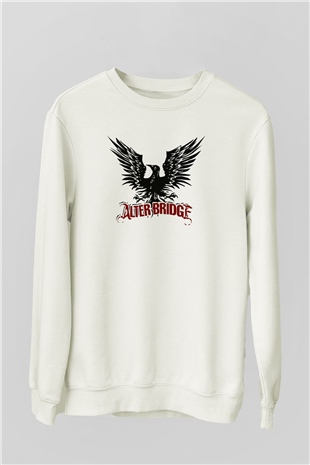 Alter Bridge Beyaz Unisex Sweatshirt
