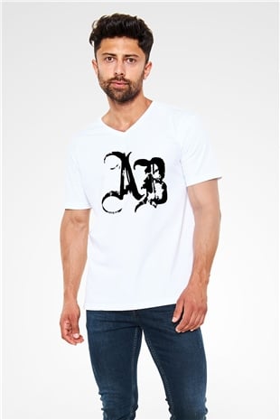 Alter Bridge Beyaz Unisex V Yaka Tişört