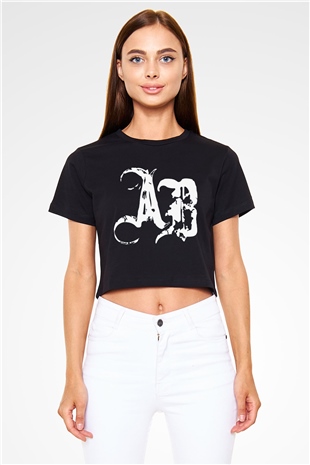 Alter Bridge Siyah Crop Top Tişört