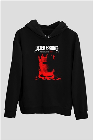 Alter Bridge Siyah Unisex Kapüşonlu Sweatshirt
