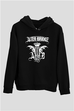 Alter Bridge Siyah Unisex Kapüşonlu Sweatshirt