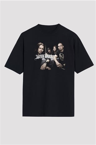 Alter Bridge Siyah Unisex Oversize Tişört T-Shirt