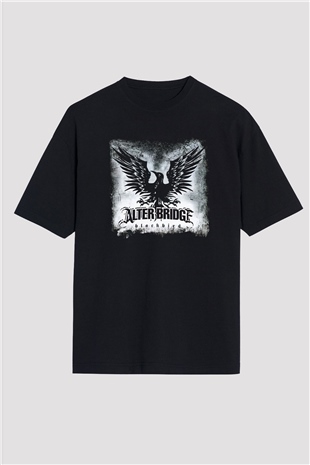 Alter Bridge Siyah Unisex Oversize Tişört T-Shirt