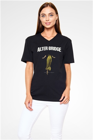 Alter Bridge Siyah Unisex V Yaka Tişört