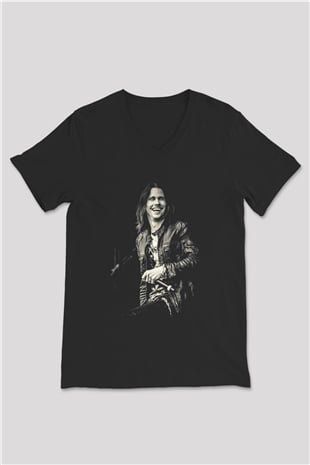 Alter Bridge Siyah Unisex V Yaka Tişört T-Shirt