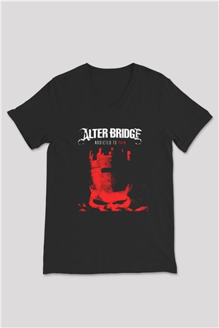 Alter Bridge Siyah Unisex V Yaka Tişört