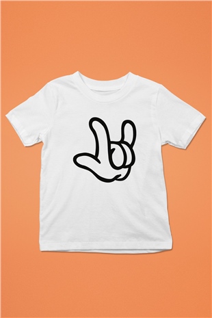 Alto Ritmo Rock Big Band Baskılı Beyaz Unisex Çocuk Tişört