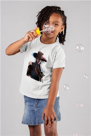 Alucard Baskılı Beyaz Unisex Beyaz Çocuk Tişört - Tshirt