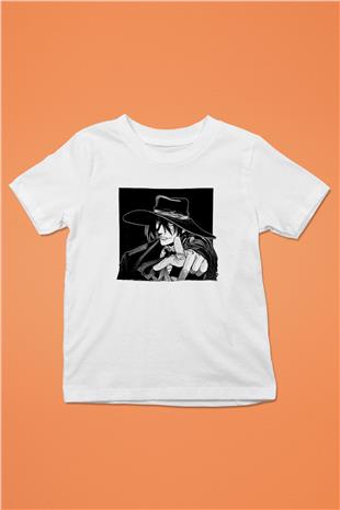 Alucard Baskılı Beyaz Unisex Beyaz Çocuk Tişört - Tshirt
