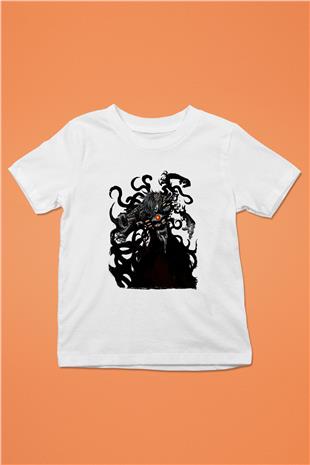 Alucard Baskılı Beyaz Unisex Beyaz Çocuk Tişört - Tshirt