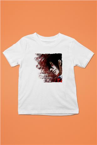 Alucard Baskılı Beyaz Unisex Beyaz Çocuk Tişört - Tshirt