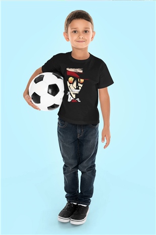 Alucard Baskılı Unisex Siyah Çocuk Tişört - Tshirt