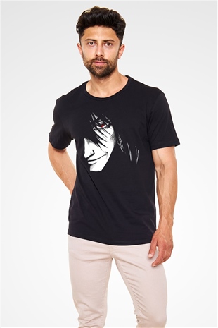 Alucard Baskılı Unisex Siyah Tişört - Tshirt