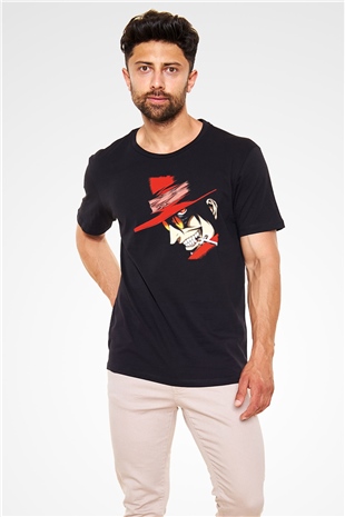 Alucard Baskılı Unisex Siyah Tişört - Tshirt