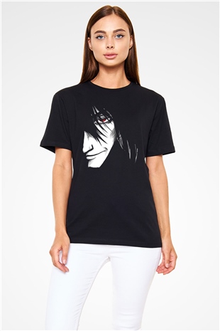 Alucard Baskılı Unisex Siyah Tişört - Tshirt