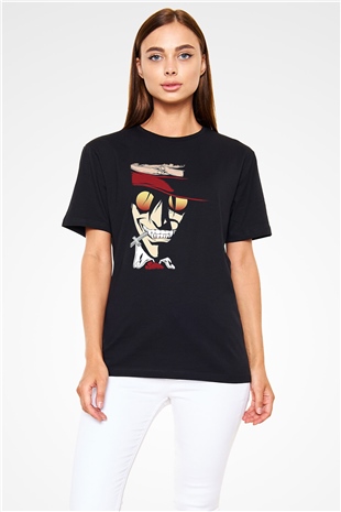 Alucard Baskılı Unisex Siyah Tişört - Tshirt