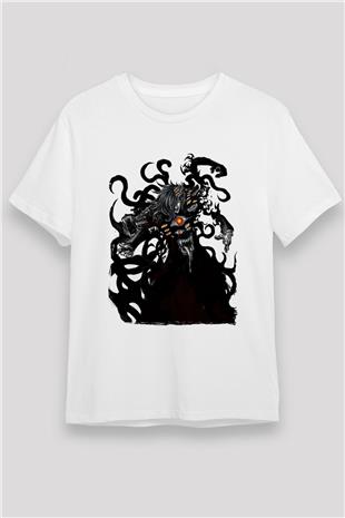 Alucard Unisex Baskılı Beyaz Tişört - Tshirt