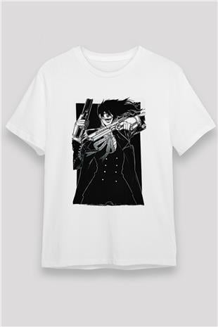 Alucard Unisex Baskılı Beyaz Tişört - Tshirt