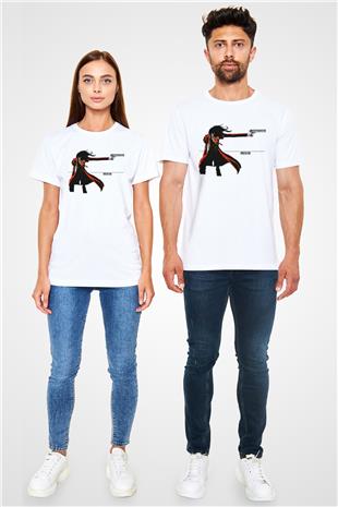Alucard Unisex Baskılı Beyaz Tişört - Tshirt