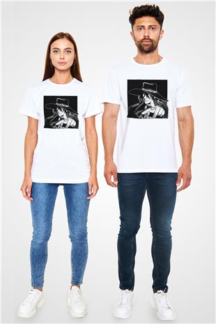 Alucard Unisex Baskılı Beyaz Tişört - Tshirt