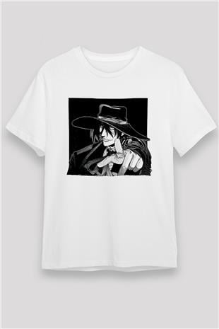 Alucard Unisex Baskılı Beyaz Tişört - Tshirt