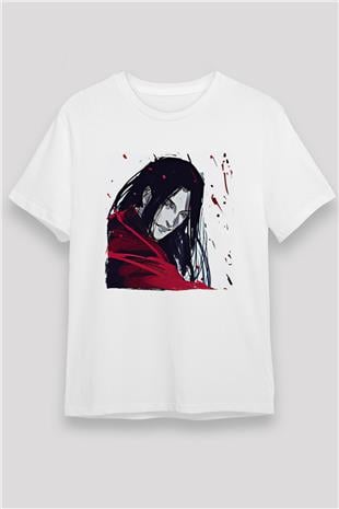 Alucard Unisex Baskılı Beyaz Tişört - Tshirt