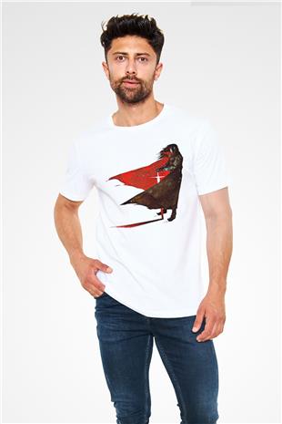 Alucard Unisex Baskılı Beyaz Tişört - Tshirt