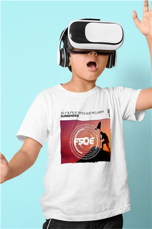 Aly & Fila Beyaz Unisex Çocuk Tişört