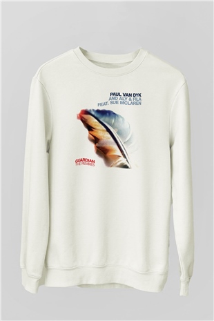 Aly & Fila Beyaz Unisex Sweatshirt