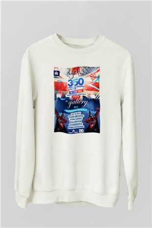 Aly & Fila Beyaz Unisex Sweatshirt